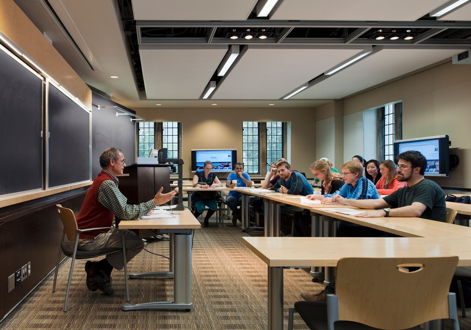 Duke University Classrooms, Duke University: Durham NC, Architect: William Wilson